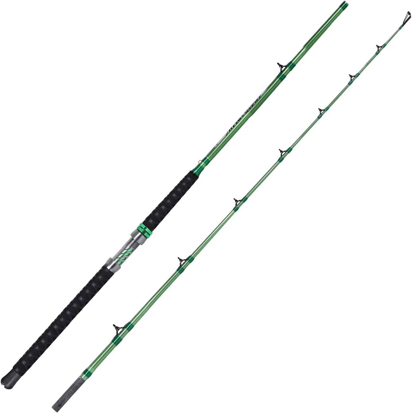 Fiblink Catfish Fishing Rod 1 Piece/2 Piece Catfishing Fishing Pole Portable Travel Heavy Cat Catfish Casting Rod (6'/6'6"/7'/8'/9')