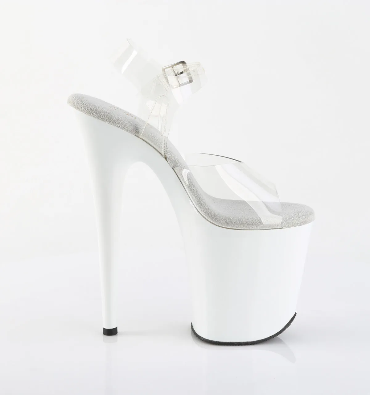 Flamingo-808 White Platform Heels