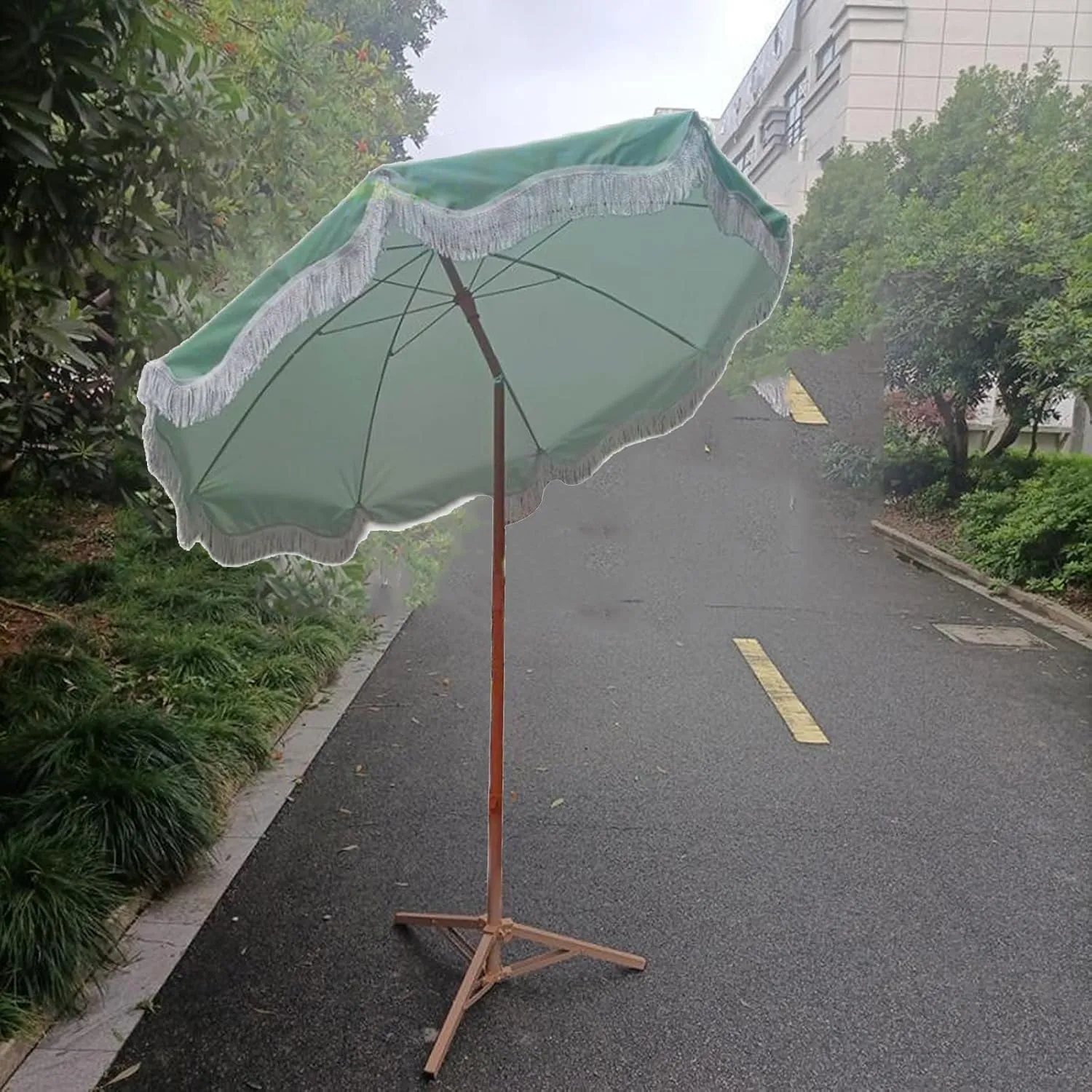 FLIPP Open-air Garden With Waterproof Coating Beach Umbrella Courtyard Large Sun Umbrella Outdoor Parasol Villa Table And Chairs Supporting Umbrella