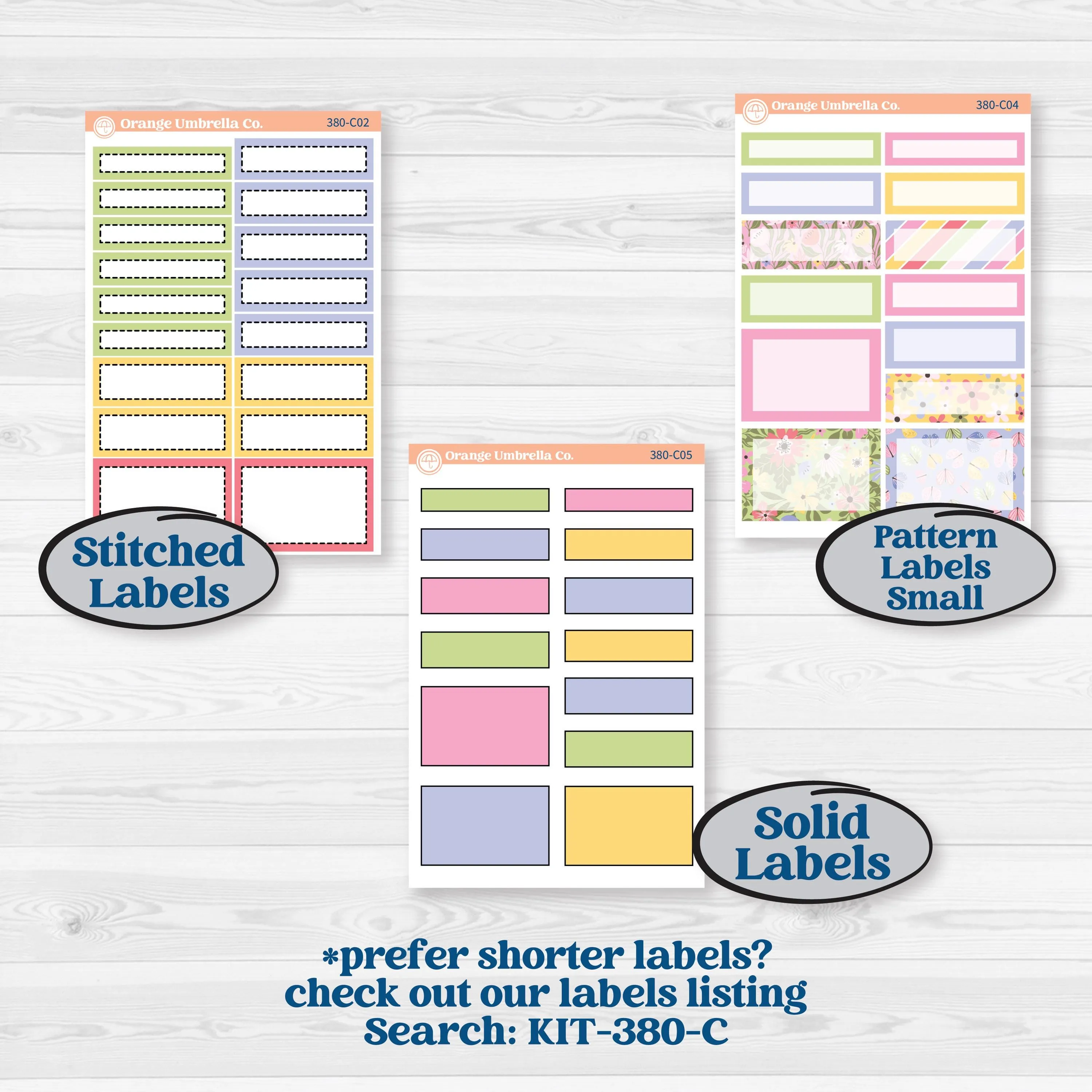 Floral Butterfly Planner Kit | A5 Compact Vertical Planner Kit Stickers for Erin Condren | Spring Up | KIT-380-G