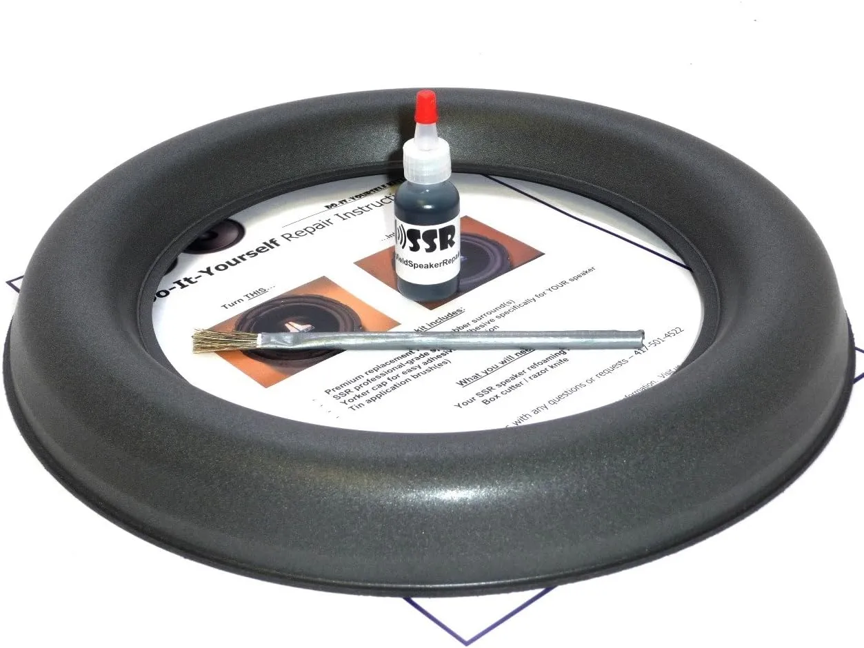 Foam Surround Edge Repair Kit - 1 Speaker Kit - Compatible with All JL Audio 12W7 Subwoofers