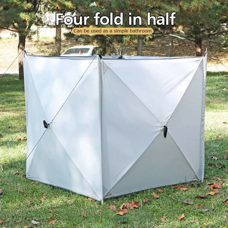 Folding Windproof Shield Outdoor Camping Windscreen Gas Stove Burner Windshield Shelter Wind Picnic Camping Large Panel