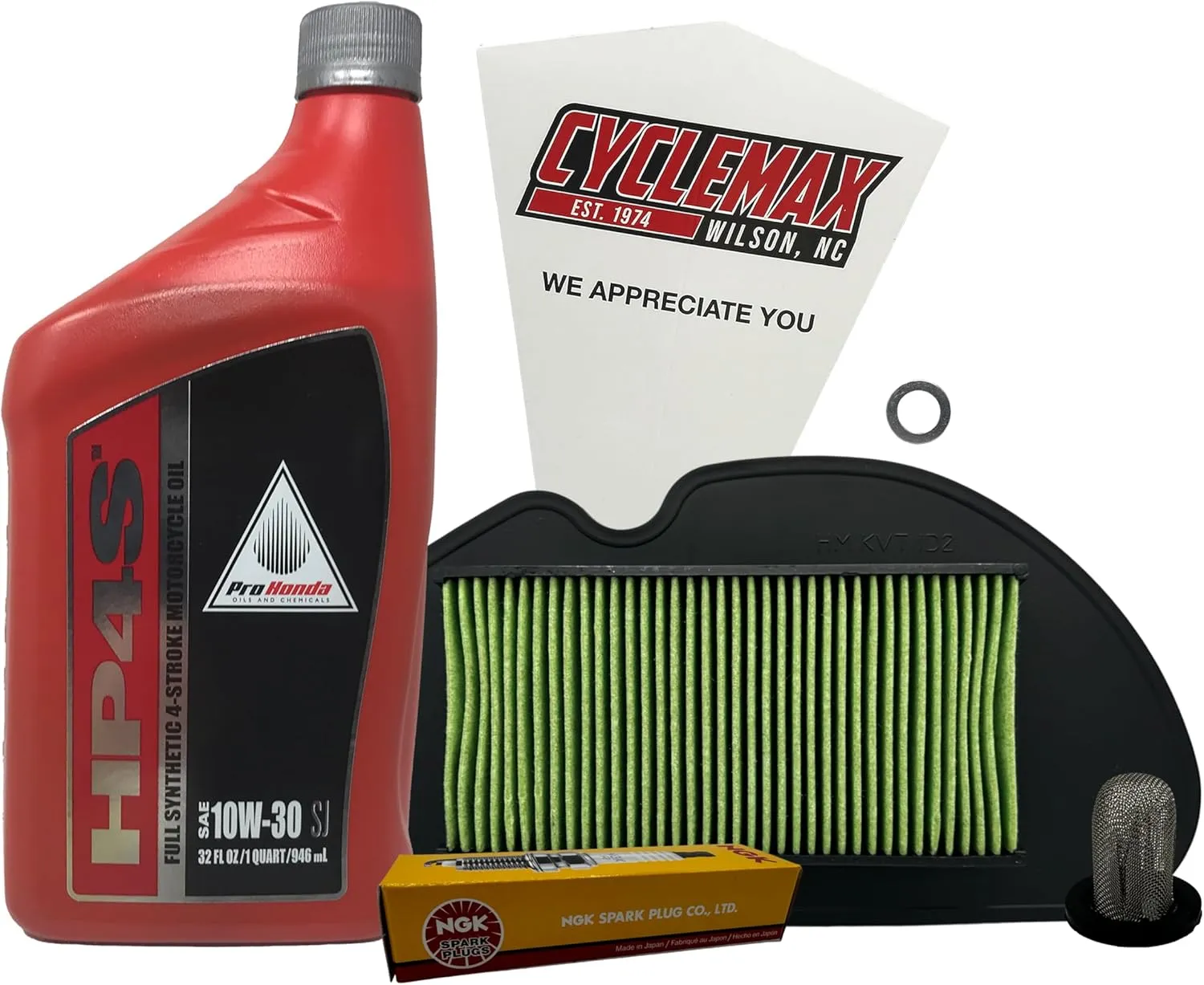 Full Synthetic Tune Up Kit compatible with 2022-2025 Honda NAVI with Spark Plug