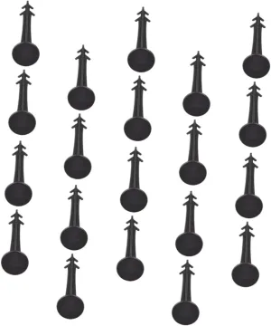 GALPADA Tent Anchors 100 Pack Ground Nail Stakes Plastic Tent Pegs for Tarp Canopy Strong Grip Compact Size for