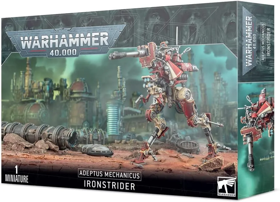 Games Workshop 99120116017" Adeptus Mechanicus Ironstrider Figure, Black for ages 12 years to 99 years