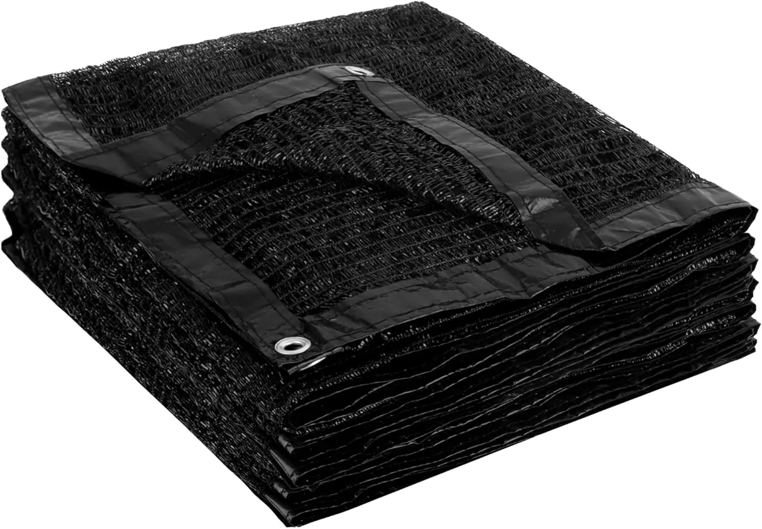 Garden expert 50% Sun Shade Cloth 10x20ft Mesh Tarp with Grommets for Plant Cover Patio Canopy Garden Pergola Greenhouse Car Barn Kennel Black