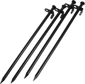 Garden Spikes 4pcs Metal Ground Nails Landscape Stakes Tarp Stakes for Planting and Fixing Fabrics