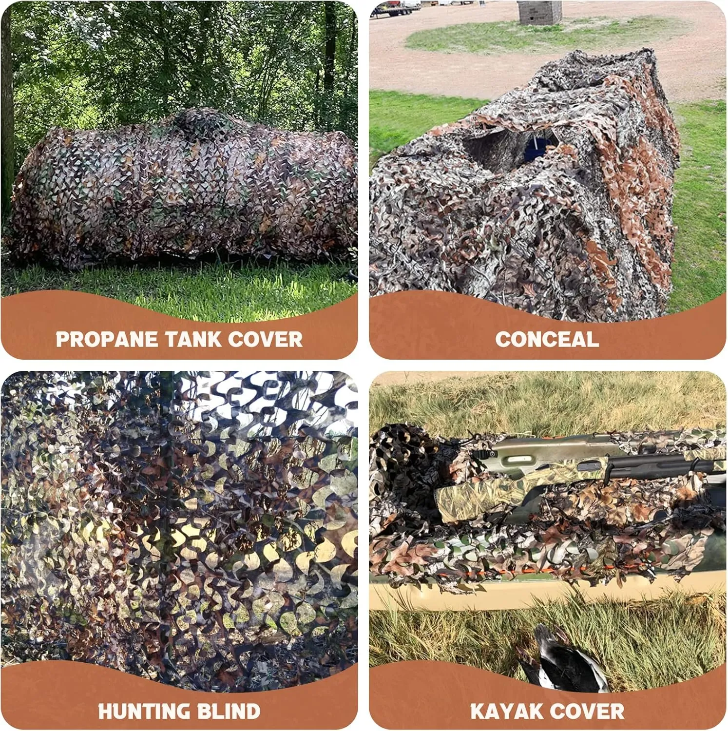 GEN 2 Camo Netting Camouflage Netting Hunting Blind Camo Net Camouflage Nets Military Surplus for Shooting Party Decoration Photograph Car Cover Sunshade