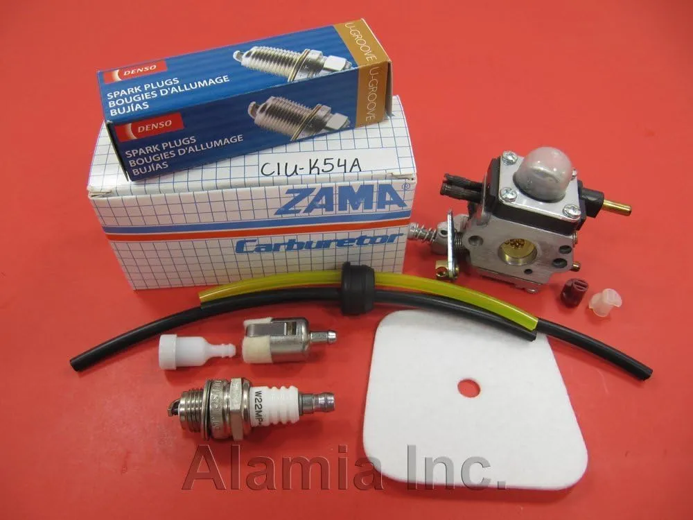 Genuine Mantis Tiller Parts Tune Up kit with Mantis Carburetorc1u-k54a. Fits All New Mantis and Echo Tiller with 3-Fuel Hoses System