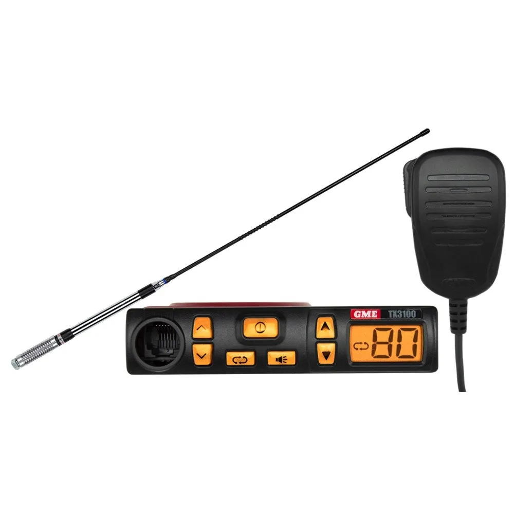 GME TX3100VP 5 Watt Super Compact UHF CB Radio Starter Kit