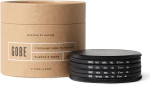 Gobe 67mm UV, Circular Polarizing (CPL), ND8, ND1000 Lens Filter Kit (2Peak)
