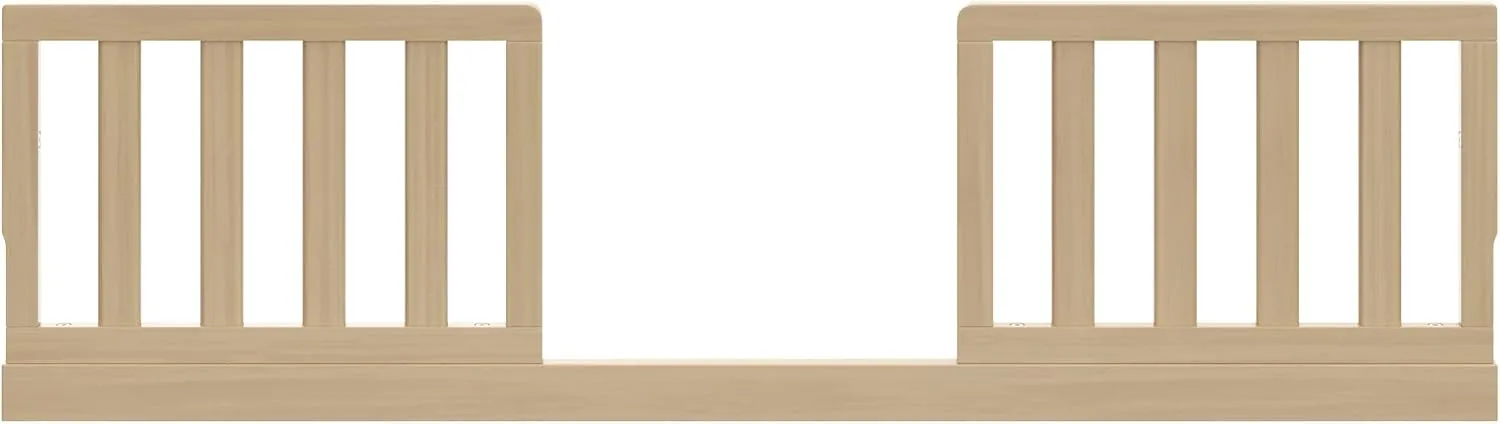 Graco Storkcraft Toddler Safety Guardrail Kit with Slats (Driftwood) - GREENGUARD Gold Certified, Converts Compatible Storkcraft 4-in-1 and 5-in-1 Convertible Cribs into Toddler Bed