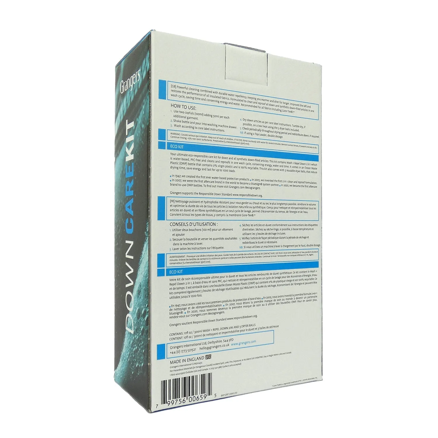 Grangers Down Care Kit All-in-One