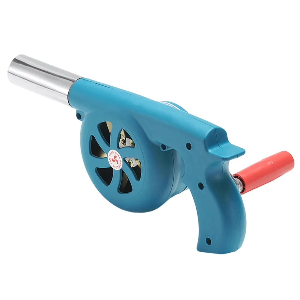 Hand Crank Fan Air Blower Fast Fire Starter BBQ Fan Air Blower Lightweight Grill Picnic Camping Stove Accessories