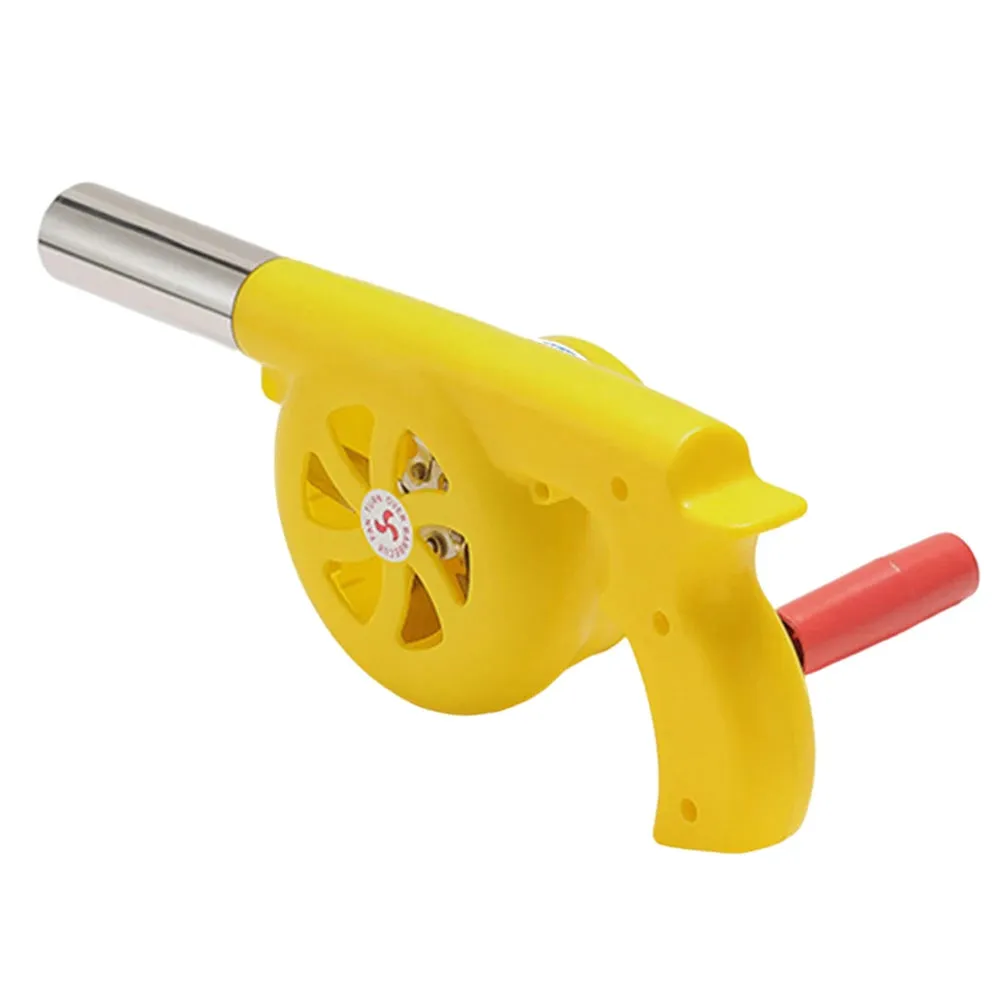 Hand Crank Fan Air Blower Fast Fire Starter BBQ Fan Air Blower Lightweight Grill Picnic Camping Stove Accessories