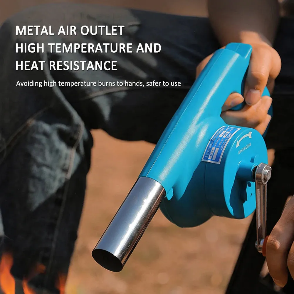 Hand Crank Fan Air Blower Fast Fire Starter BBQ Fan Air Blower Lightweight Grill Picnic Camping Stove Accessories