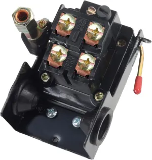 Heavy Duty Air Compressor Pressure Switch Control 90-125 psi Single Port, 26A Replaces