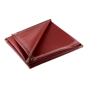 Heavy Duty Burgundy Vinyl Tarps - 18 oz