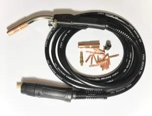 Heavy Duty Mig Welding Gun 250 amp 15 ft Fits ESAB MIGMASTER 250 (ADD .035 KIT)