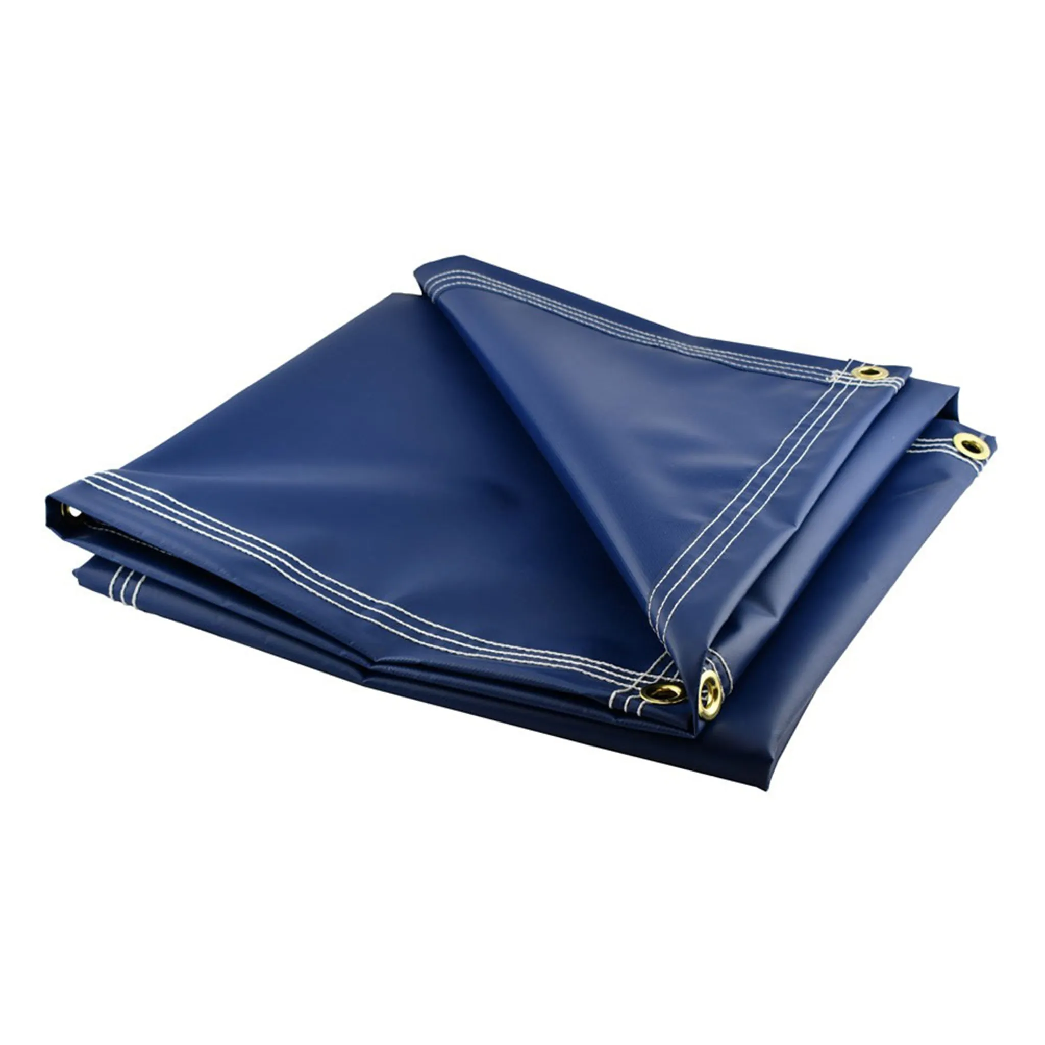 Heavy Duty Navy Vinyl Tarps - 18 oz