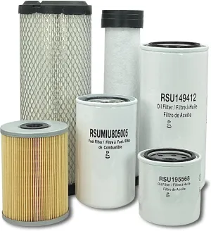 HERO Maintenance Filter Kit For Ditch Witch SK1550 Stand-On Skid Steer Filters Compatible With OEM 194038 194039 5002348 5002349 5002532 149412