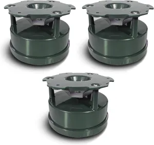 Highwild Deer Feeder Kit - Digital Timer - Metal Spin Plate - Easy Setup - All-in-ONE (3 Pack)
