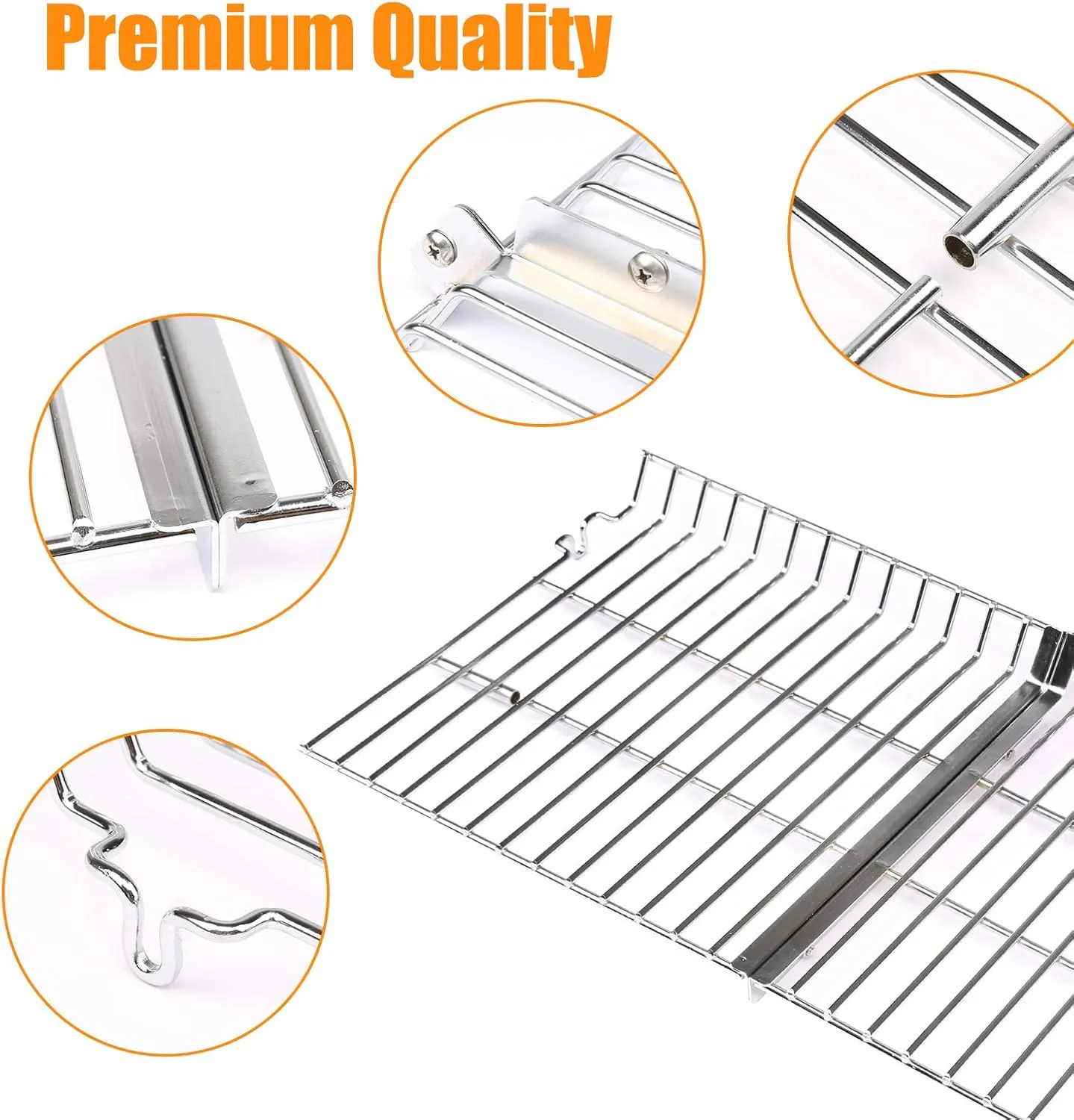 Hisencn Warming Rack for Char Griller 5050 3001 5650 5072 3008, Grill Rack for Chargriller Parts Replacement, Parts for Char Griller 5050 Warming Rack
