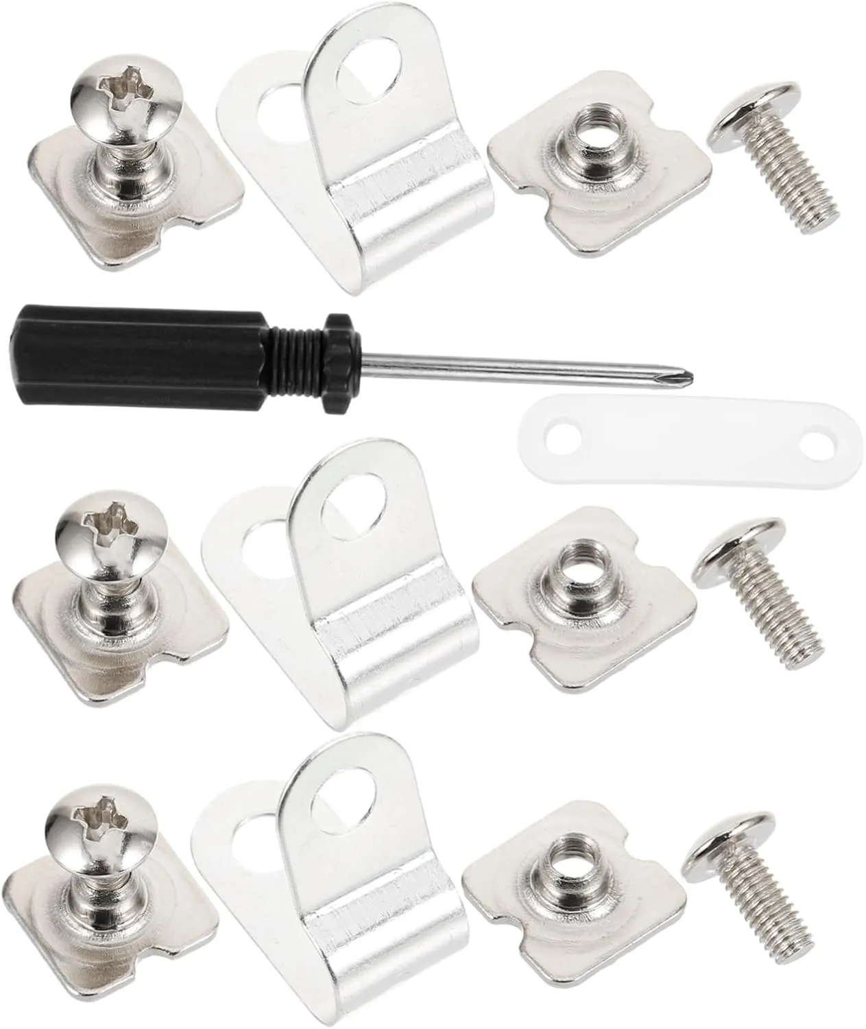Hockey Baseball Helmet Repair Kit 49pcs Hockey Helmet Visor Fasteners Screws Clips Hardware Kit