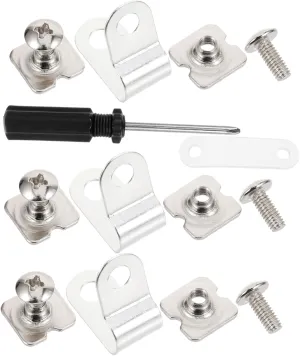Hockey Baseball Helmet Repair Kit 49pcs Hockey Helmet Visor Fasteners Screws Clips Hardware Kit