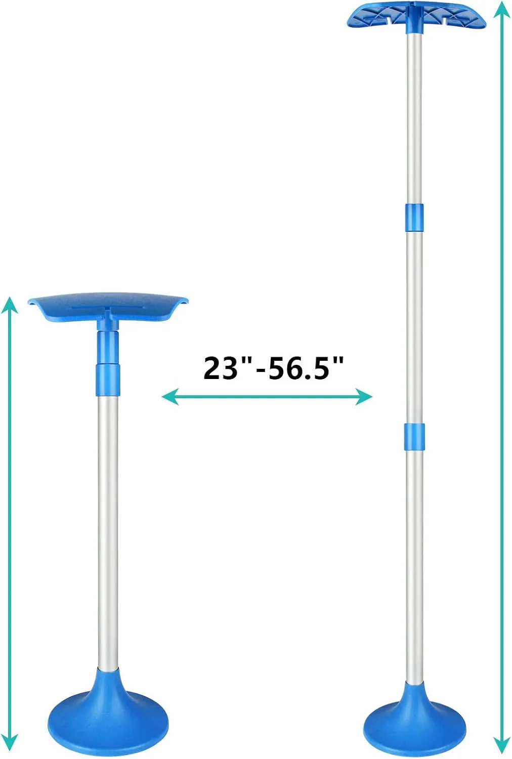 iCOVER Boat Cover Support Pole-Height Adjustable Aluminum Telescoping Pole and Webbing Strap Prevent Water from Sagging