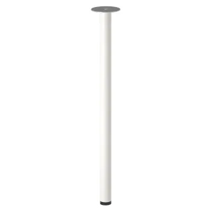 Ikea Adils Basic Pole Table Leg, 70cm, White