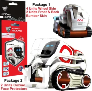 IPG for Cozmo Robot Face Screen Guard Decoration KIT Include Wheels&Body Set 7 Units Decals 2 Units Screen Protector (Bronze)