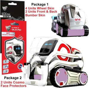 IPG for Cozmo Robot Face Screen Guard Decoration KIT Include Wheels&Body Set 7 Units Decals 2 Units Screen Protector (Lilac)