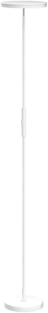 JOOFO Floor Lamp,30W/2400LM Sky LED Modern Torchiere 3 Color Temperatures Super Bright -Tall Standing Pole Light with Remote & Touch Control for Living Room,Bed Room,Office (Pearl White)