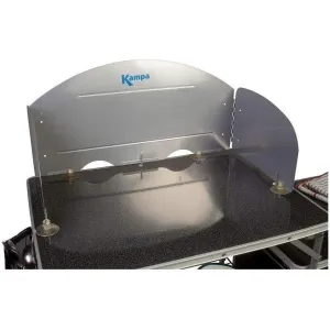 Kampa Universal Fit Aluminium Camping Stove Gas Cooker Windshield