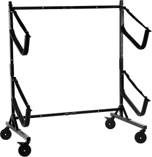 Kayak Storage Rack,Freestanding Heavy-Duty Adjustable Kayak Rack,5" Larger Wheels,Secure Straps and Scratch Resistant Sleeves–Holds Up to 300 lbs,Kayak Stand for 2 or 4 Kayaks