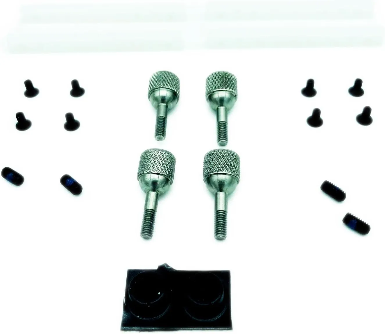 Keencut SE21-800 Spare Parts Kit; Overhaul Kit for The Evolution E2 Cutting Head; Replacement Sliding Bearing Blocks with All Fixings, Blade Holder Clamping Knobs and Self-Adhesive Rubber Bumpers