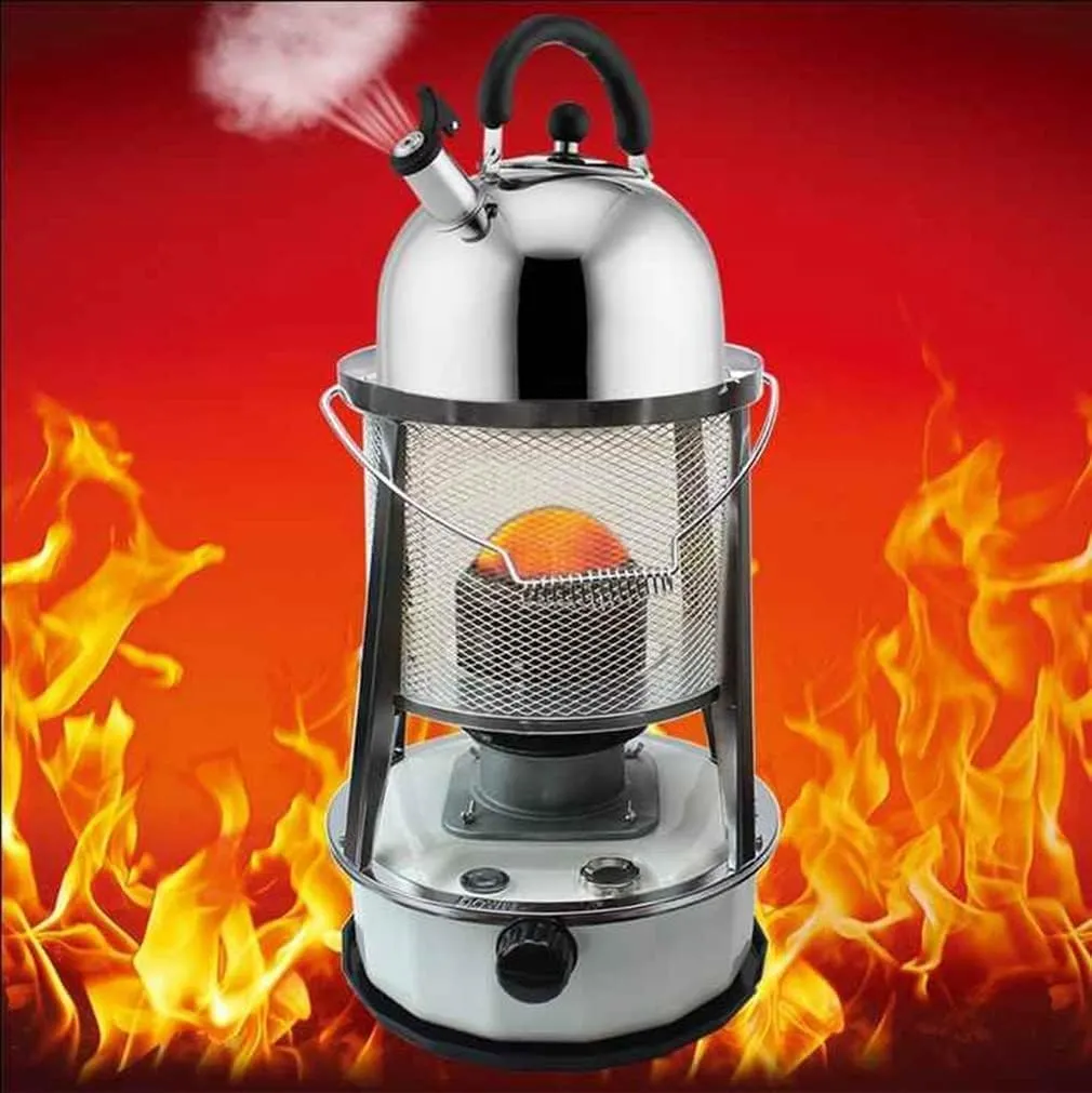Kerosene Stove Burner,4.5L Non Electric Emergency Space Heaters,Portable Kerosene Stove Heater,Height Adjustable,for Ice Fishing Hiking Survival Emergency Patio