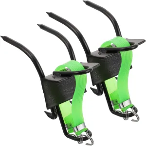 KESYOO 1Pair Spikes Shoes Multipurpose Tree Climbing Tools Set for Safe Outdoor Use Non Slip Design for and Climbers Includes Elastic Bands for Stability