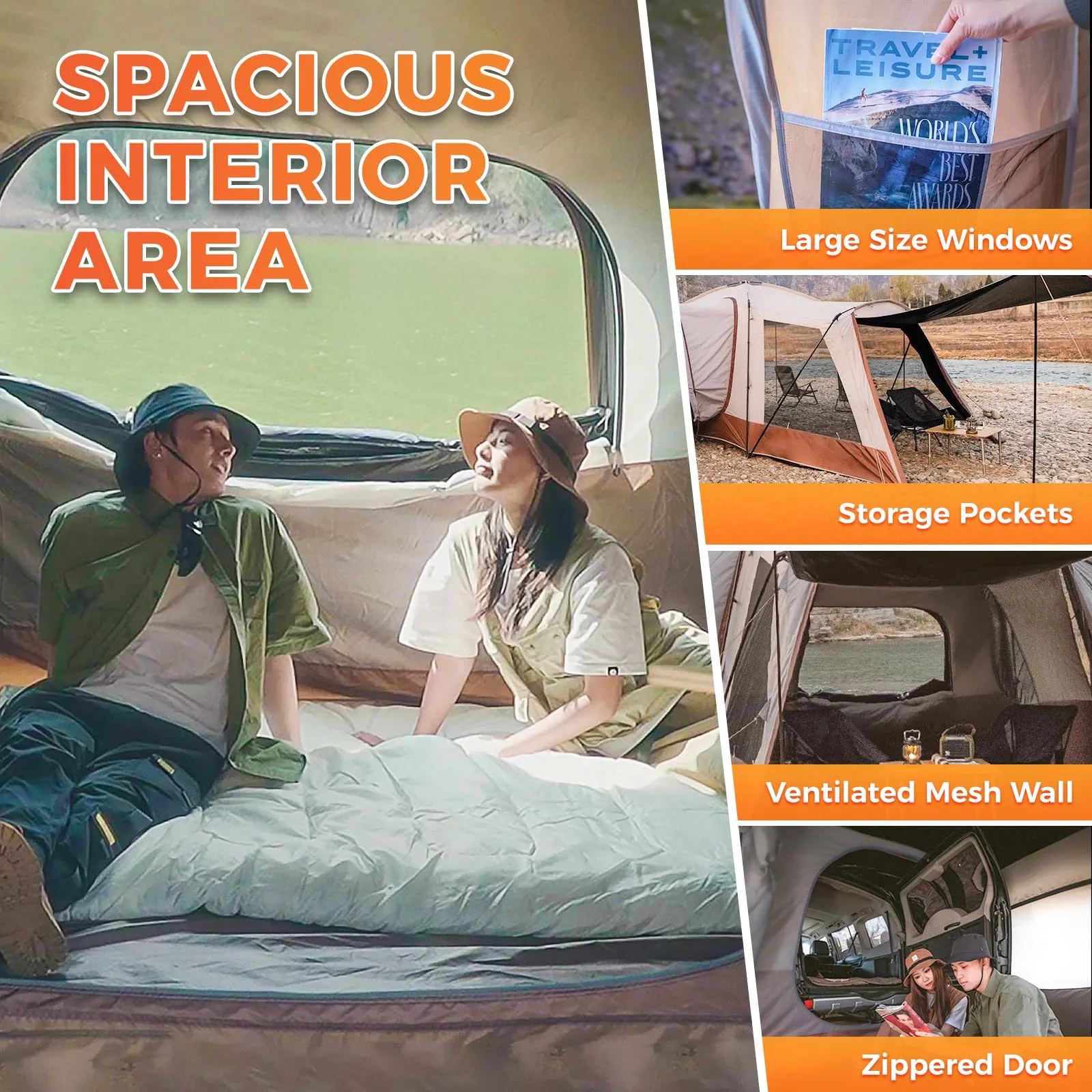 KingCamp BOUNDLESS X5 B Car-Integrated Camping Tent