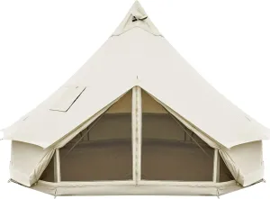 KingCamp Canvas Bell Yurt Tents, 4 Seasons Large Waterproof & Windproof Luxury Glamping Tent w/Stove Jack for Family Outdoor Camping, Hunting, Parties