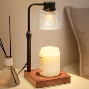 KLL Candle Warmer Lamp with Timer: Home Decor House Warming Gifts for New Home - Birthday Gifts for Women Mom - Wax Melt Warmer for Jar Candles with 2 Bulbs