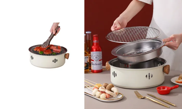 Korean-Style Wood Carbon Oven Heating Stove