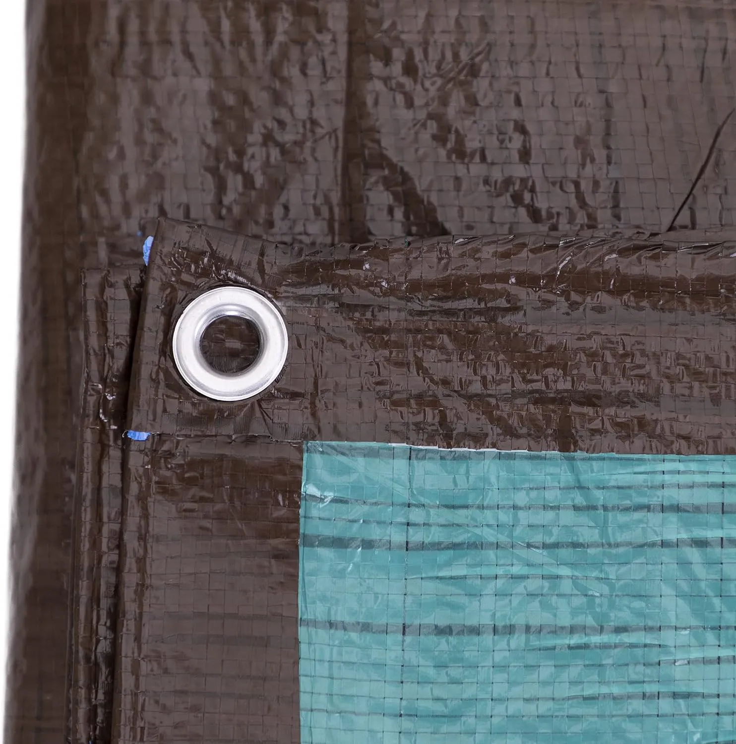 Kotap 20 x 20 Ft. All-Purpose Multi-Use Protection/Coverage 5-mil Poly Tarp, Reversible, Waterproof, Brown/Green, (TBG-2020)