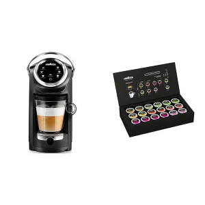 Lavazza Expert Coffee Classy Plus Single Serve ALL-IN-ONE Espresso & Coffee Brewer Machine Expert Welcome Kit, Variety, 36Count