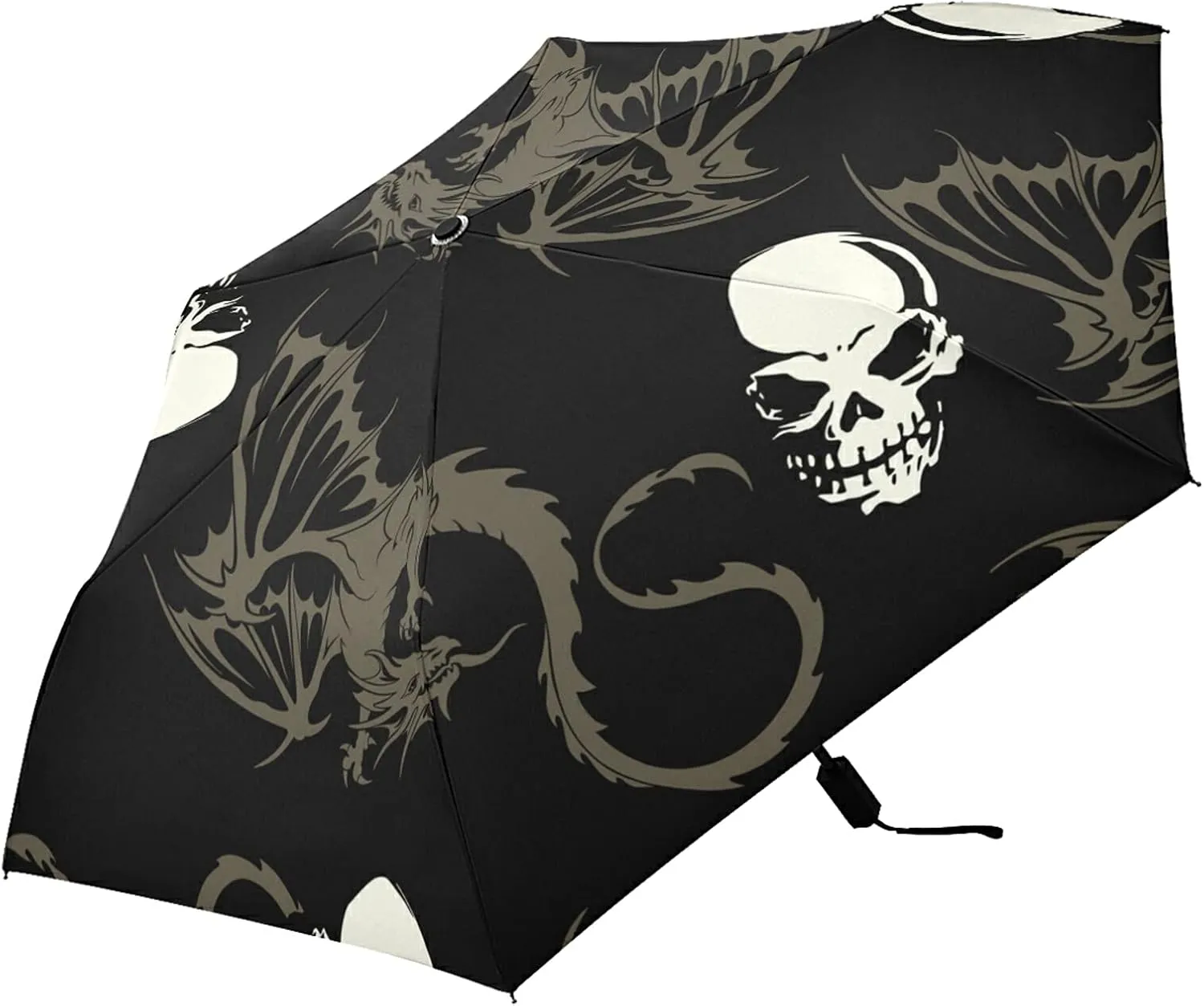 Lightweight Folding Umbrella, Portable Sun Travel Parasol, Compact Anti-UV Strong Rain Umbrella