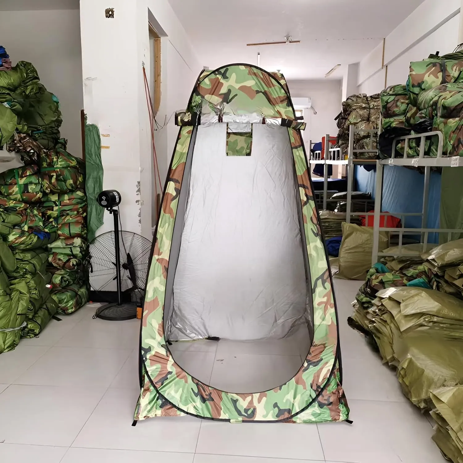 [lilaBelle]【-Season Privacy Shelter】 Thickened Portable Outdoor Tent with Iron Frame & Windproof Design, Instant Pop-Up Changing Room for Camping Beach Hiking, Includes 4 Stakes & Storage Bag