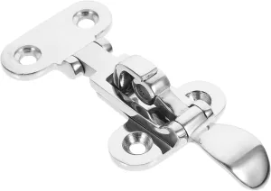 Lock Handle Hinges Bumpers Cable Strap Boat Winch Latch Pole Compartment Door Anchor Marine Rope Gate Automatic Bolt Tarp Hook Fasteners Chain Buckle Key Silver Stainless Steel/4593