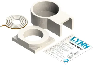 Lynn Manufacturing Replacement Combustion Chamber Kit, Vaillant F70 & F-75, 2015-114, 1117