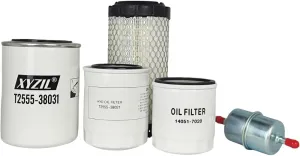 Maintenance Service Filter Kit Compatible wtih Kioti CS2210 CS2410 CS2510 SUB Compact Tactor 14051-7020 T2555-38031 T2555-38021 T2555-55411 Air Fuel Engine Oil Hydrostatic HST Hydraulic Filter